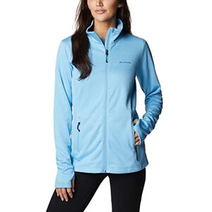 Columbia Women's W Park View Grid Fleece Full Zip Full Zip Fleece Jacket, Vista Blue Heather, Size L