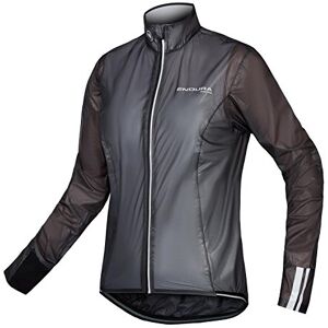 Endura Wms FS260-Pro Adrenaline Race Cape II Jacket Waterproof Woman, Black - XL, Nero