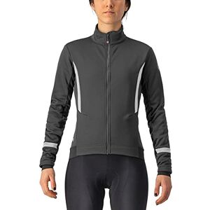 CASTELLI 4522542-085 DINAMICA 2 JACKET Jacket Women's LIGHT BLACK/WHITE REFLEX Size XS