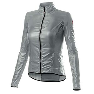 castelli Aria Shell W Women's Sports Jacket, womens, 4520089, Silver Gray, XL