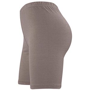 Elegant Vaps Womens Lycra Cotton Cycling Shorts Gym Shorts Above Knee Length Yoga Pants Running Leggings S-XXL (M, Beige)