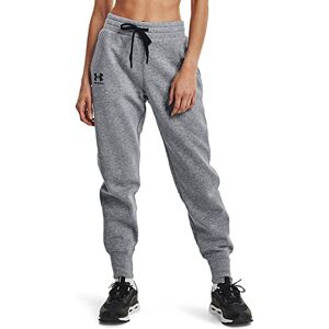 Under Armour Womens Rival Fleece Joggers Grey 3XL