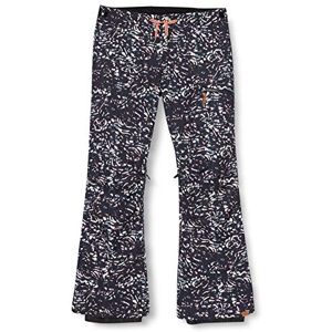 ROXY Women's Nadia Printed-Snow Pants, True Black izi, L