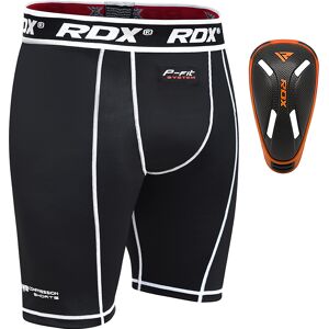 RDX Sports RDX CS Small Orange Neoprene Compression Shorts and Groin Cup