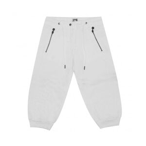 Nike Womens Cropped Pants Capri Joggers White 213236 100 Cotton - Size Uk 4
