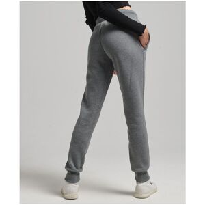 Superdry Womens Organic Cotton Essential Logo Joggers - Grey - Size 8 Regular