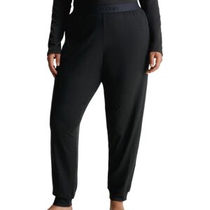 Calvin Klein Womens 000qs7004e Intrinsic Sleep Joggers - Black Cotton - Size 14 Uk