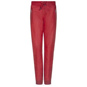 Infinity Leather Womenss Red Nappa Trousers Joggers - Size 22 Uk