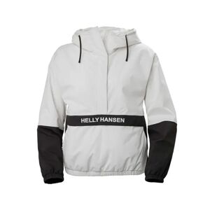 Helly Hansen Pc Womens Grey Rain Jacket Textile - Size X-Large