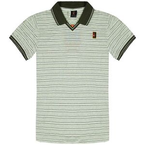 Nike Dri-Fit Striped Polo Shirt Short Sleeve Womens Tennis Sport Top 240723 100 - Multicolour Cotton - Size X-Small