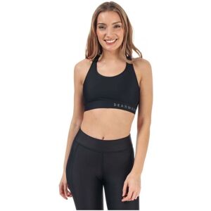 Under Armour Womenss Mid Sports Bra In Black - Size Uk 4-6 (Womens)