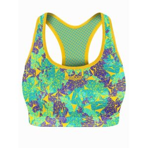 Shock Absorber Womens Active Crop Top Medium Impact Sports Bra - Multicolour Polyamide - Size X-Small