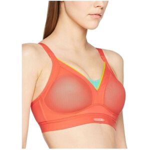 Shock Absorber Womens Active Medium Impact Sports Bra - Orange Polyamide - Size 32a