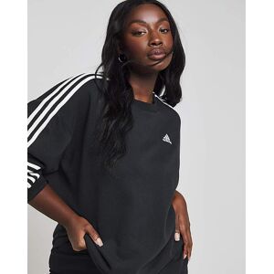 Adidas 3-Stripes Sweatshirt Black/white S/m Female