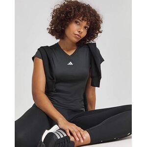 Adidas Essentials V-Neck T-Shirt Black L16/18 Female