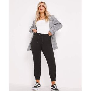 Simply Be Basic Black Joggers Black 22 Female