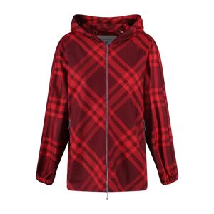 Burberry , Womens Windbreaker Jacket ,Red female, Sizes: M, S