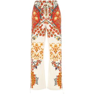 Etro , Printed cotton joggers ,White female, Sizes: 2XS