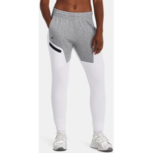 Women's  Under Armour  Unstoppable Fleece Joggers Mod Gray / White / White L