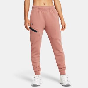 Women's  Under Armour  Unstoppable Fleece Joggers Canyon Pink / Black M
