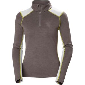 Helly Hansen Women's Lifa Merino Midweight 1/2 Zip Base Layer Grey XL - Sparrow Gre Grey - Female