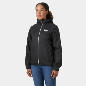 Helly Hansen Women's Belfast II Packable Rain Jacket Black XL - Black - Female