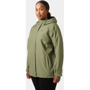 Helly Hansen Women's Seven J Plus Rain Jacket Green 2X - Lav Green - Female