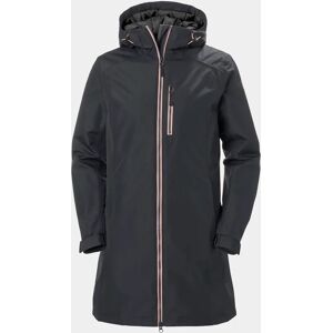 Helly Hansen Women's Long Belfast Insulated Winter Jacket Grey S - Ebony Grey - Female