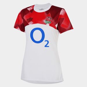 Umbro England Warm Up Shirt 2022 2023 Womens White/Red XS female