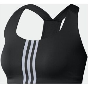 adidas Three Stripe Sports Bra Womens Black/White XXL 24-26 female