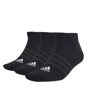 adidas Thin And Light Sportswear Low Cut Socks 3 Pairs - male - Black/White - Mens 12+