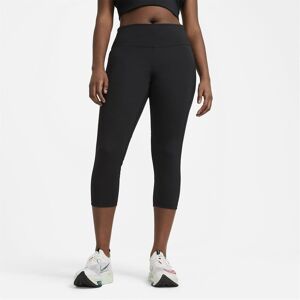 Nike Fast Mid Rise Crop Running Leggings - female - Black - S