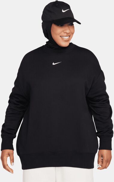 Nike Sportswear Phoenix Oversized Crew-neck - Women Sweatshirts  - Black - Size: Medium