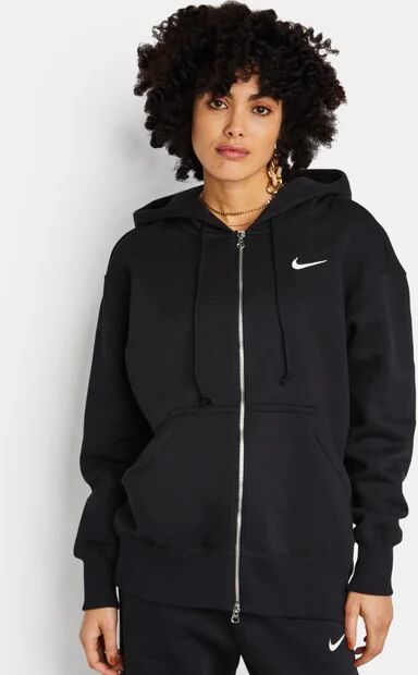 Nike Sportswear Phoenix Oversized Full-zip - Women Hoodies  - Black - Size: Small