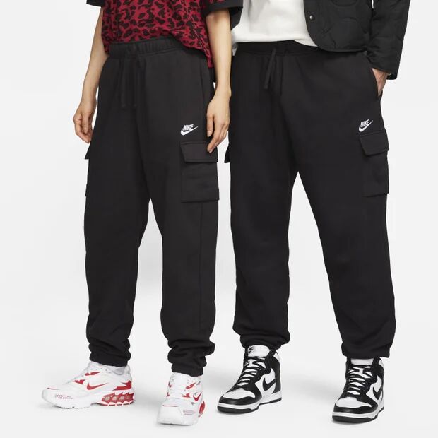 Nike Sportswear Club Oversized Cargo - Women Pants  - Black - Size: Small