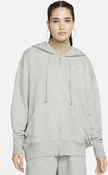 Nike Sportswear Phoenix Fleece Oversized - Women Hoodies  - Grey - Size: Extra Small