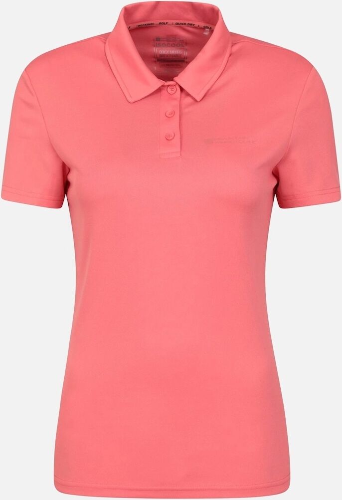 Women's Mountain Warehouse Womens/Ladies Classic IsoCool Golf Polo Shirt - Pink - Size: 20