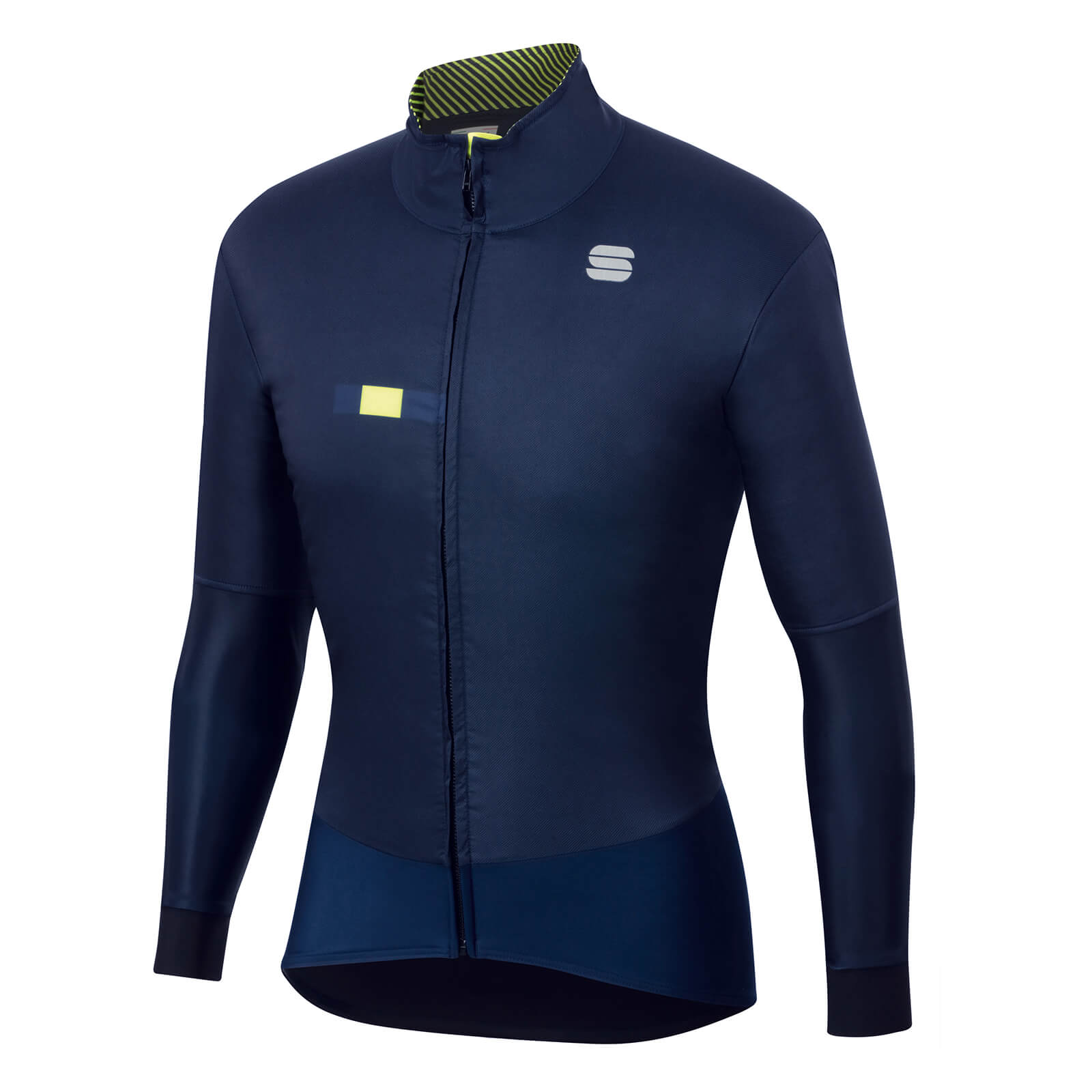 Sportful Bodyfit Pro Jacket - XL - Blue/Yellow Fluo;