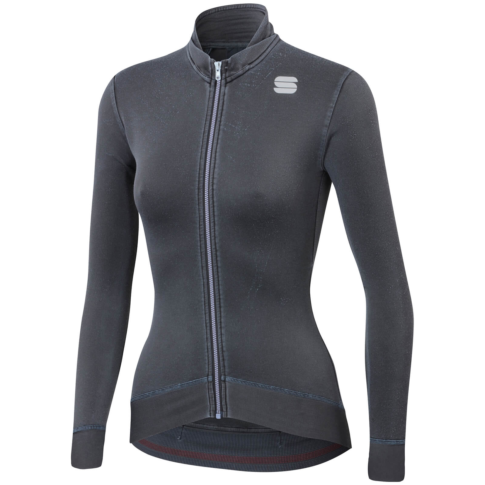 Sportful Women's Monocrom Thermal Jersey - L - Anthracite; female