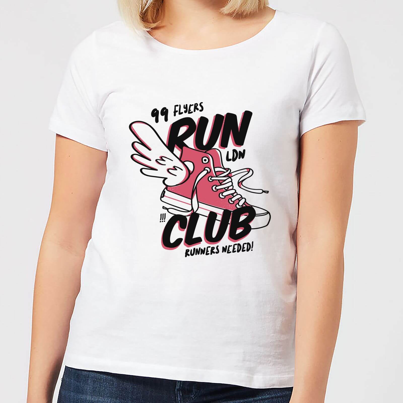 By IWOOT RUN CLUB 99 Women's T-Shirt - White - 3XL - White