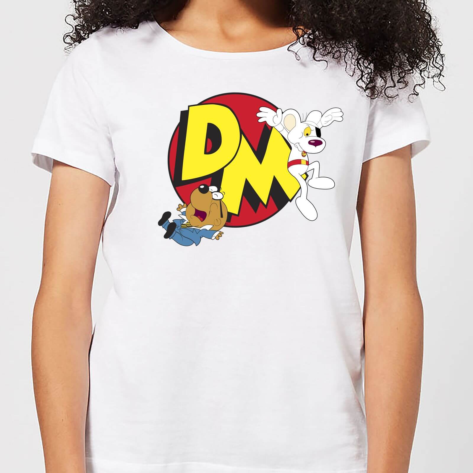 Danger Mouse Run! Women's T-Shirt - White - 4XL - White