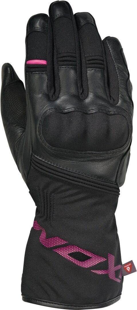 Photos - Motorcycle Gloves IXON Rescue Pro Ladies Winter  Female Black Pink Size: S 