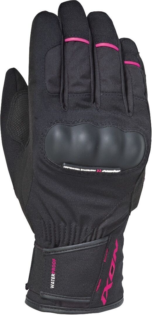 Photos - Motorcycle Gloves IXON Pro Russel Ladies Winter  Female Black Pink Size: Xs 
