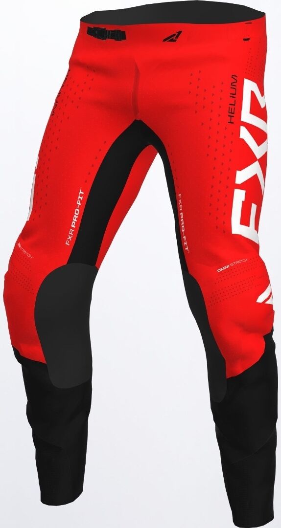 Photos - Motorcycle Clothing FXR Helium Racediv Motocross Pants Unisex Black Red Size: 28 223337201028 