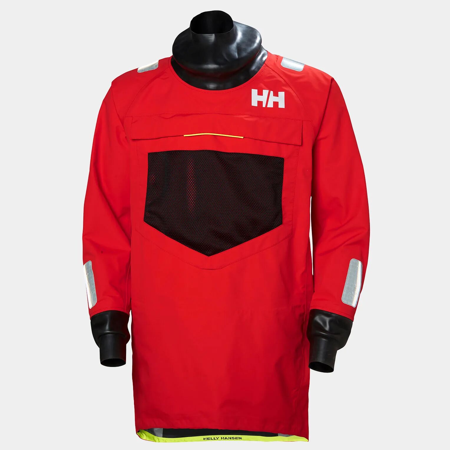 Helly Hansen Men's Aegir Ocean Breathable Sailing Smock Red 2XL - Alert Red - Unisex