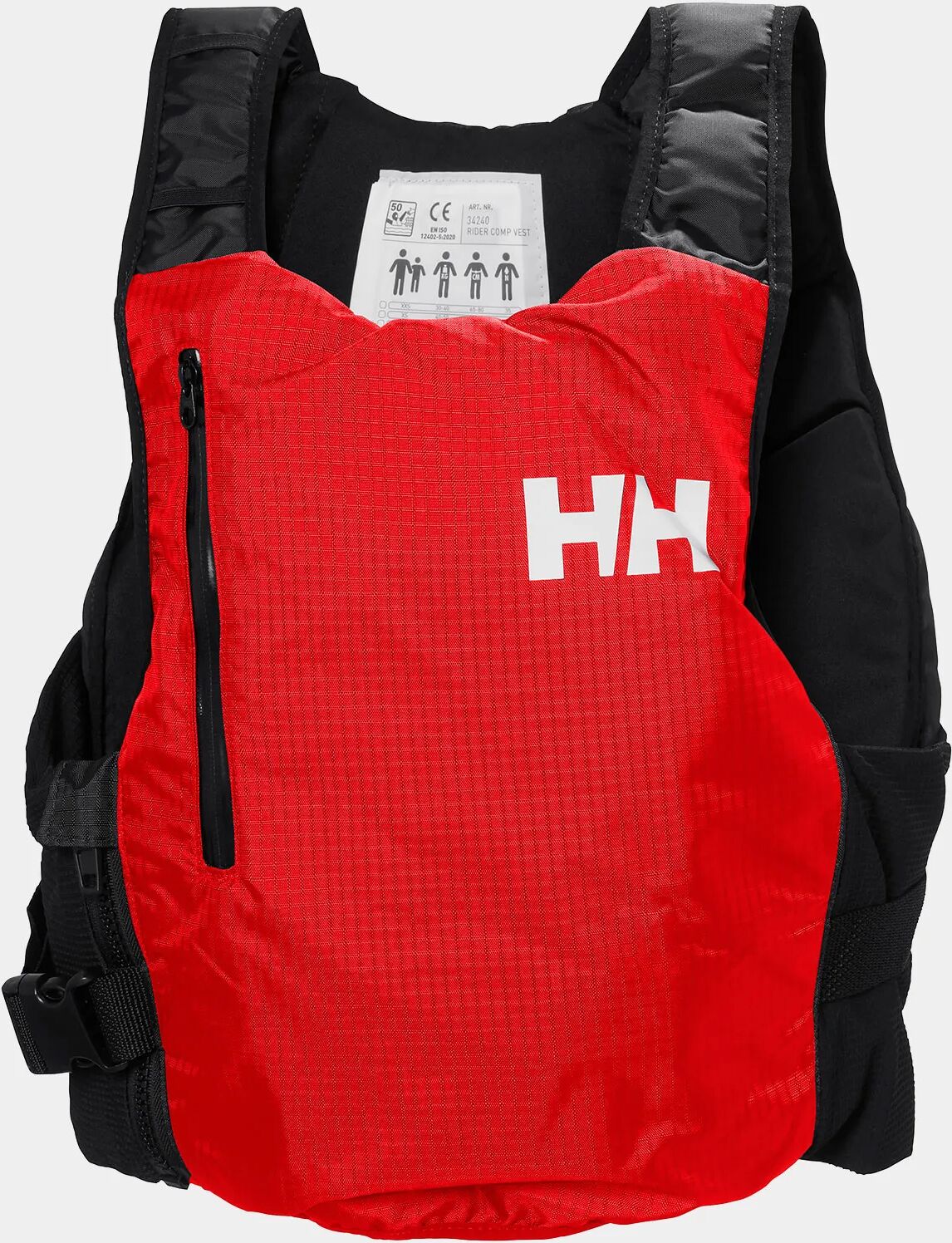 Helly Hansen Rider Foil Race Life Jacket Red 50/60KG - Alert Red - Unisex