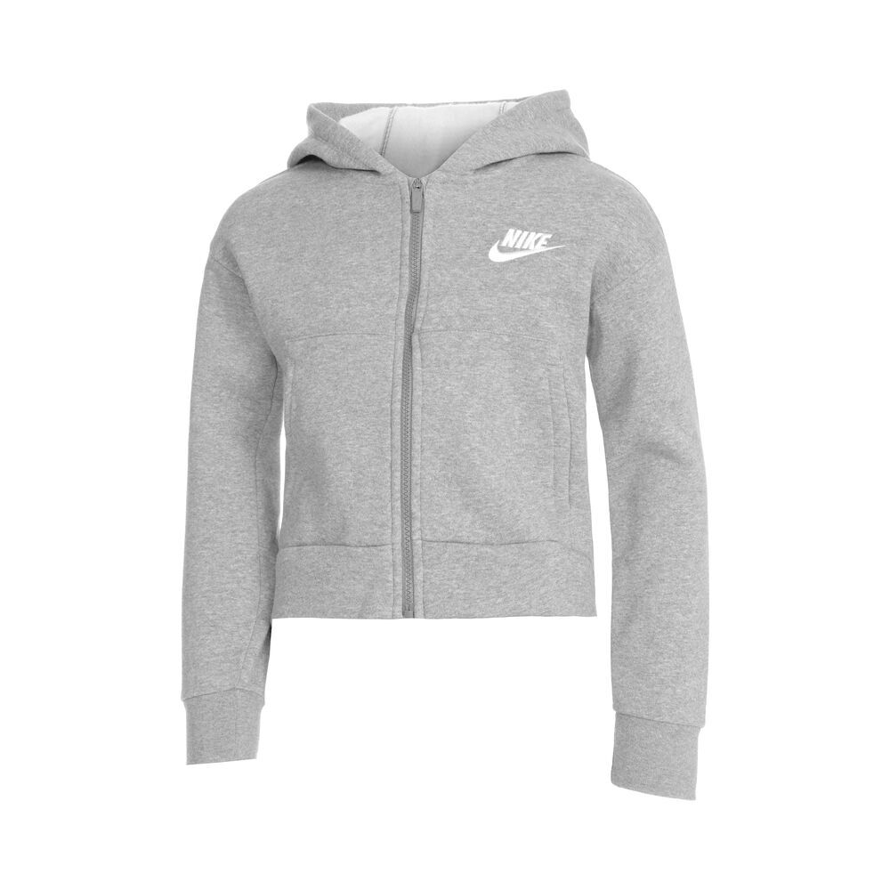 Nike Sportswear Club Fleece Zip Hoodie Women  - grey - Size: Extra Small