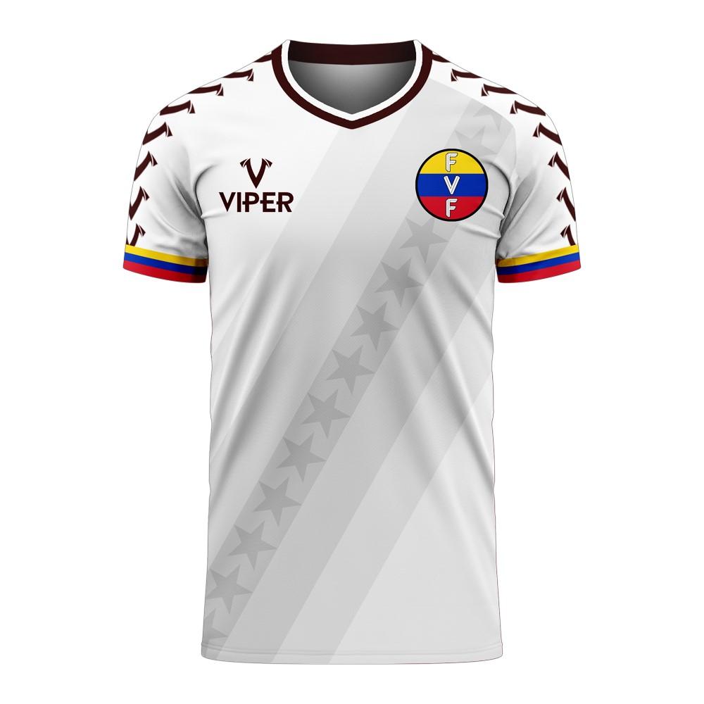 Viper Sportswear Venezuela 2023-2024 Away Concept Football Kit (Viper) - Womens - White - female - Size: Medium - UK Size 12