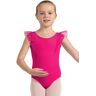 Bloch Dance Leotards - Mirella Frill Tank Leotard - Hot Pink - 4-6 - M488C