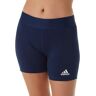 Adidas Women's Climacool Alphaskin 5 Inch Compression Short in Team Navy Blue/White (FK0993)   Size XL   HerRoom.com